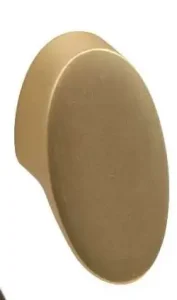 ‏‏ידית-כפתור-אובלית 3.4 סמ זהב מט-דגם-5130 (עוז)